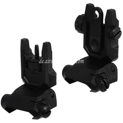 CYMA Enhanced Polymer KRISS Vector Stil Hochklappen Korn Kimme Geeignet für 20mm 1913 Picatinny Schiene AEG Gewehre Airsoft