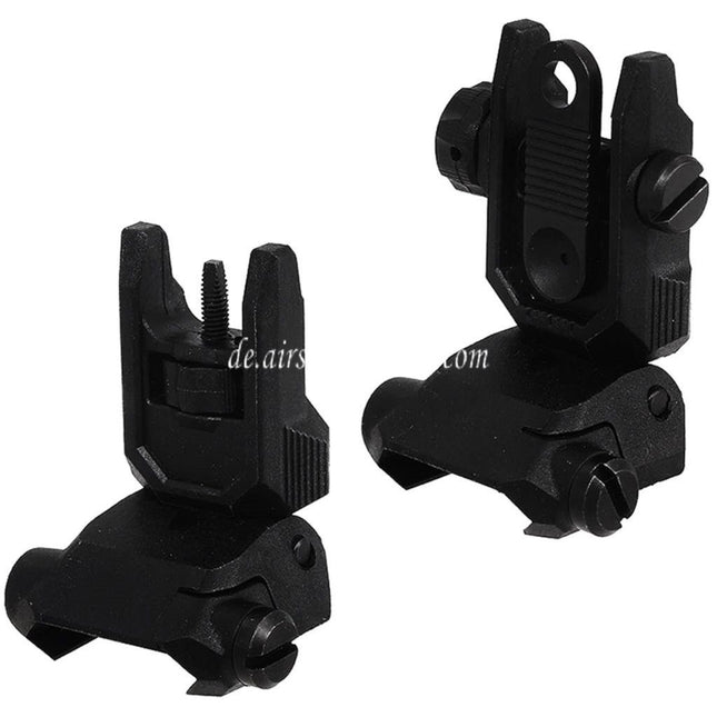 CYMA Enhanced Polymer KRISS Vector Stil Hochklappen Korn Kimme Geeignet für 20mm 1913 Picatinny Schiene AEG Gewehre Airsoft