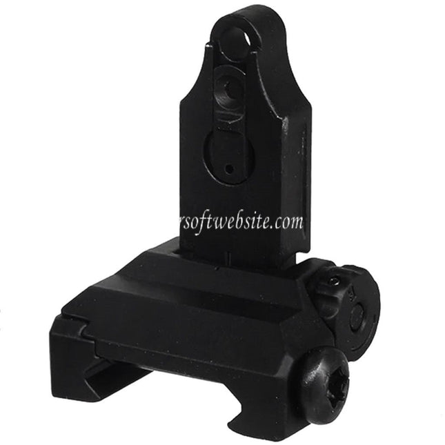 CYMA Metall Spikes Hochklappen Kimme Geeignet für 20mm 1913 Picatinny Schiene M4 M16 AEG Gewehre Airsoft