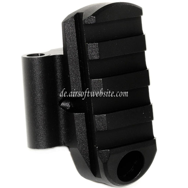 5KU 20mm Picatinny M1913 Schienen Schaft basis Geeignet für Tokyo Marui SAIGA-12K Serie GBB Schrotflinte Airsoft Schwarz