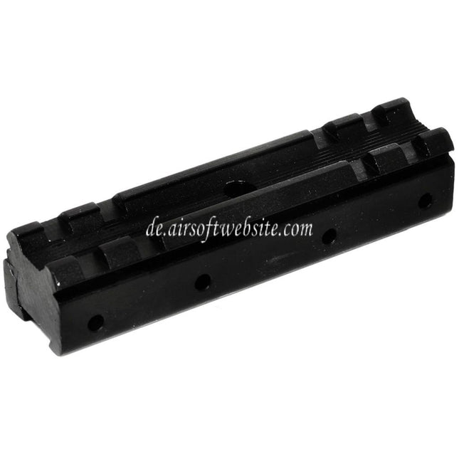 CYMA 20mm Riser Zielfernrohrmontagesockel Geeignet für 12mm Schwalbenschwanzmontage schwarz
