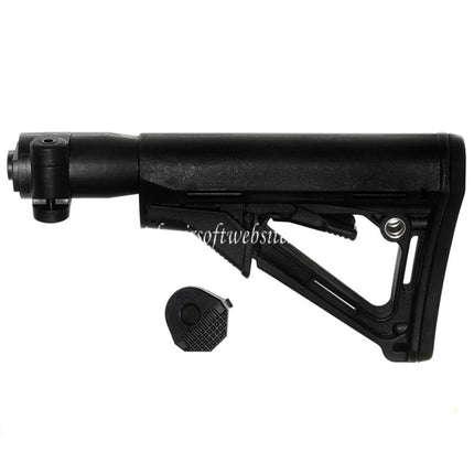 CYMA 6-Positions CTR Stil Einziehbarer Klappschaft Geeignet für CYMA CM076 AK74 Serie AEG Gewehre Airsoft Schwarz