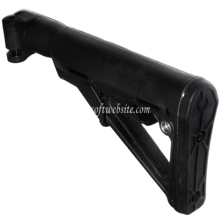 CYMA 6-Positions CTR Stil Einziehbarer Klappschaft Geeignet für CYMA CM076 AK74 Serie AEG Gewehre Airsoft Schwarz