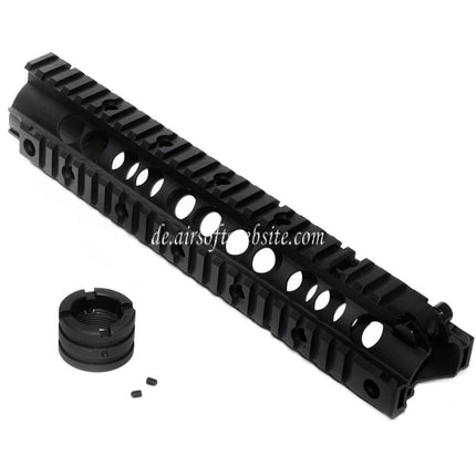 CYMA 273mm SR16 URX II RAS Handschutz 4-Seiten Schienen System Geeignet für CYMA Tokyo Marui M4 M16 Serie AEG Gewehre Airsoft
