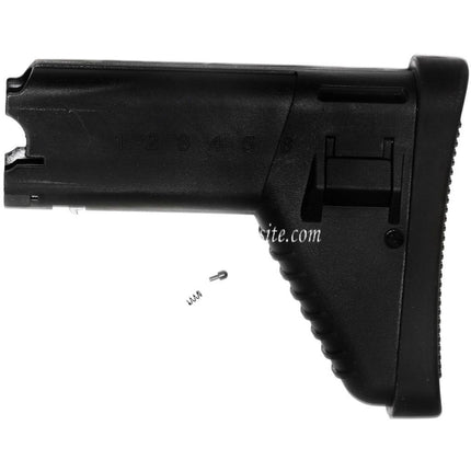 CYMA 180mm Polymer Einziehbarer Schaft Geeignet für CYMA Cybergun SCAR Serie AEG Gewehre Airsoft Schwarz