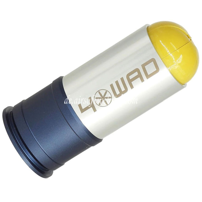 40Max 40WAD 40mm Granaten Gas Patronenhülse mit 30 Stück Plastik Wad Cap