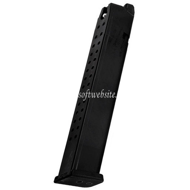 Action Army 50rd Gas Magazin Langer Typ geeignet für AAP-01 G17 G18C G34 G35 G-Serie GBB Pistolen Airsoft Schwarz