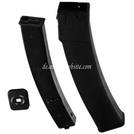 ARCTURUS Swappable 30/95rd Polymer Magazin Geeignet für Arcturus PP19-01 VITYAZ SMG AEG Gewehre Airsoft Schwarz