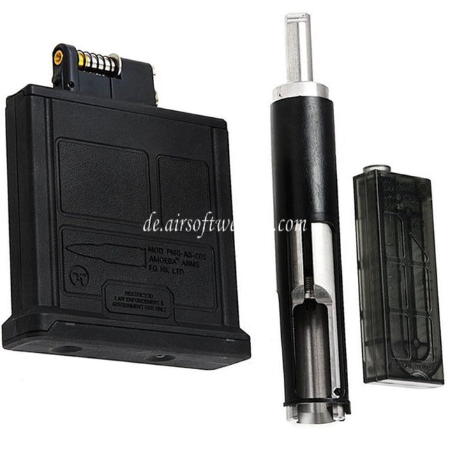 ARES 50rd Co2 Magazin Set Geeignet für Ares AMOEBA Striker Spring Scharfschützengewehre Airsoft Schwarz