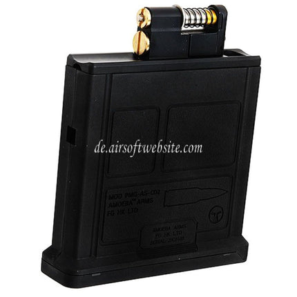ARES 50rd Co2 Magazin Set Geeignet für Ares AMOEBA Striker Spring Scharfschützengewehre Airsoft Schwarz