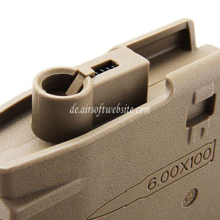 ARES 130rd Mid-Cap Magazin Geeignet für ARES AR308 SR25 M110 Serie AEG Gewehre Airsoft