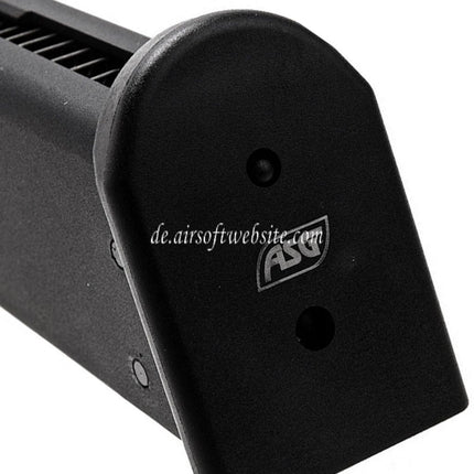 ASG 24rd Gas Magazin Geeignet für ASG B&T USW A1 CZ-75 SP-01 Shadow 2 Serie GBB Pistolen Airsoft Schwarz