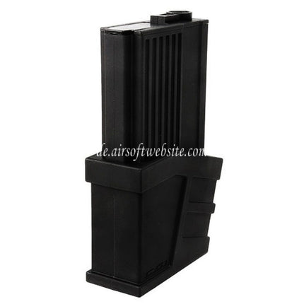 CSI AIRSOFT 225rd Polymer Hi-Cap Magazin Geeignet für CSI XR-5 Serie AEG Gewehre Airsoft Schwarz
