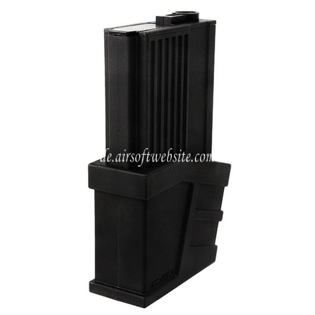 CSI AIRSOFT 225rd Polymer Hi-Cap Magazin Geeignet für CSI XR-5 Serie AEG Gewehre Airsoft Schwarz