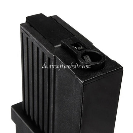 CSI AIRSOFT 225rd Polymer Hi-Cap Magazin Geeignet für CSI XR-5 Serie AEG Gewehre Airsoft Schwarz
