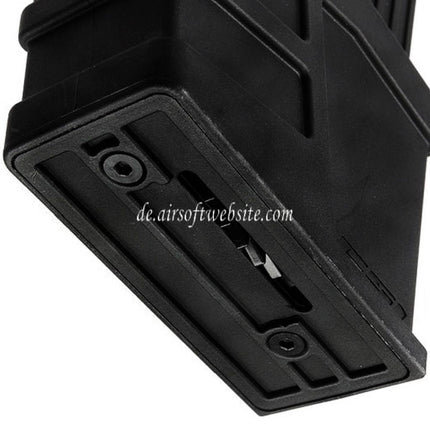 CSI AIRSOFT 225rd Polymer Hi-Cap Magazin Geeignet für CSI XR-5 Serie AEG Gewehre Airsoft Schwarz
