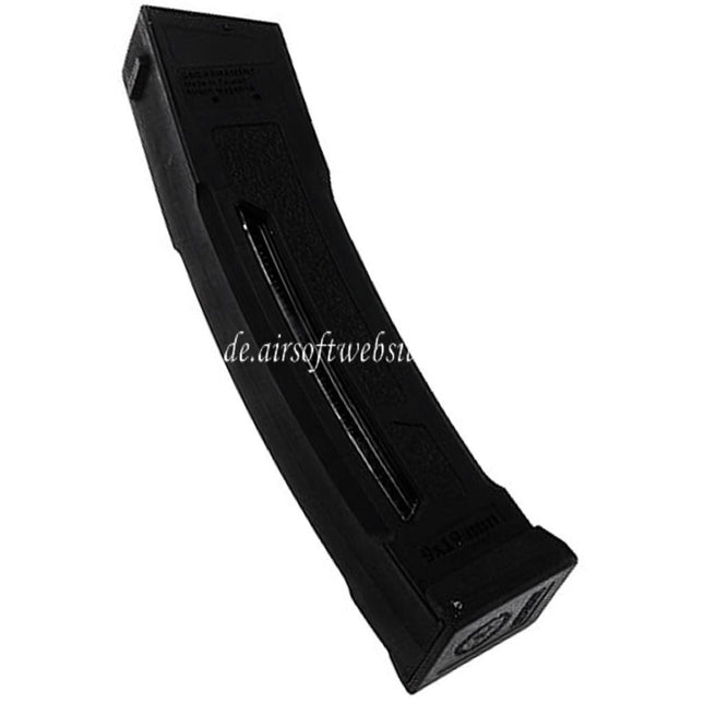 G&G 130rd Mid-Cap Magazin Geeignet für G&G PCC45 MXC9 Serie AEG SMG Gewehre Airsoft Schwarz