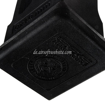 G&G 130rd Mid-Cap Magazin Geeignet für G&G PCC45 MXC9 Serie AEG SMG Gewehre Airsoft Schwarz