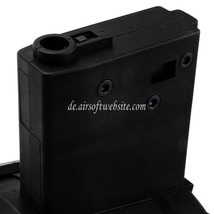 G&G 2300rd Polymer Trommelmagazin Geeignet für G&G M4 M16 Serie AEG Gewehre Airsoft Schwarz