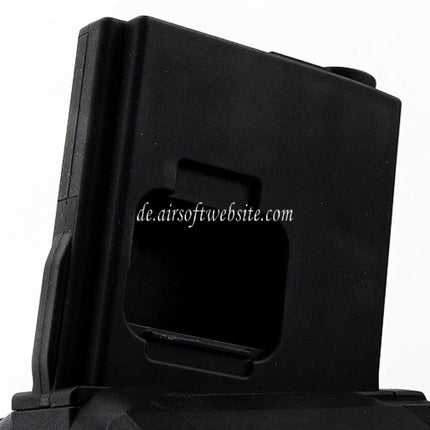 G&G 2300rd Polymer Trommelmagazin Geeignet für G&G M4 M16 Serie AEG Gewehre Airsoft Schwarz