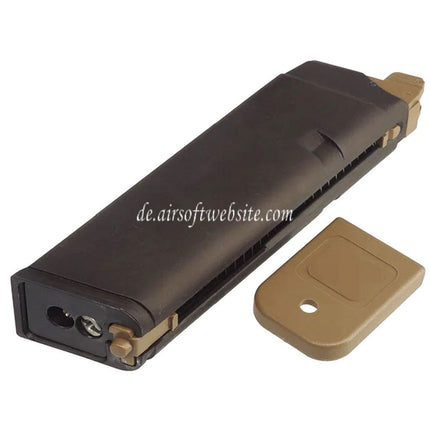 Guns Modify Verbessert 25rd Gas Magazin Geeignet für G17 G18C G34 G35 G-Serie GBB Pistolen Airsoft