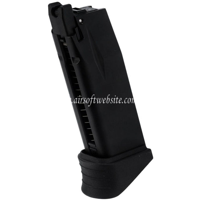ICS 17rd Gas Magazin Kurzer Typ Geeignet für ICS BLE-XPD BLE-XMK Compact Serie GBB Pistolen Airsoft Schwarz