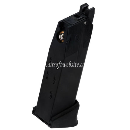 ICS 17rd Gas Magazin Kurzer Typ Geeignet für ICS BLE-XPD BLE-XMK Compact Serie GBB Pistolen Airsoft Schwarz