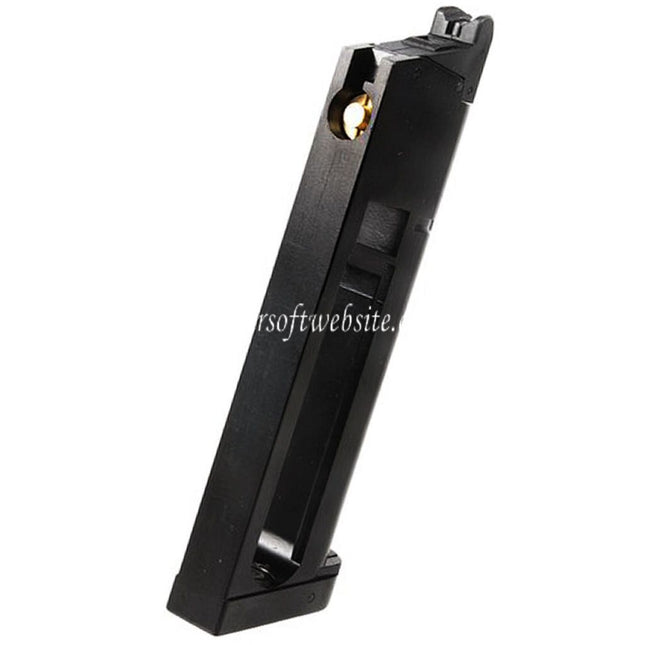 KJ Works 17rd Co2 Magazin (4.5mm BB) Geeignet für KJ Works KP-07 MEU 1911 Serie GBB Pistolen Airsoft Schwarz