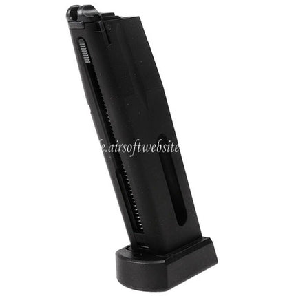 KJ Works 17rd Co2 Magazin (4.5mm BB) Geeignet für KJ Works KP-09 CZ75 Serie GBB Pistolen Airsoft Schwarz