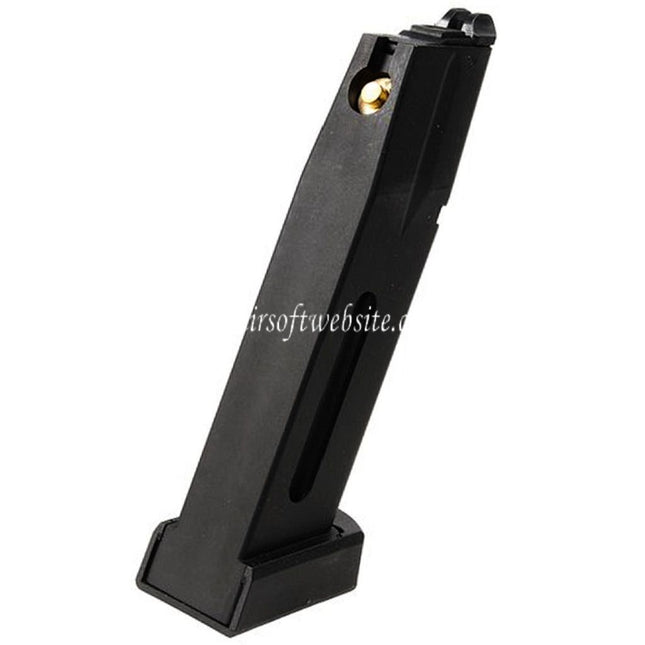 KJ Works 17rd Co2 Magazin (4.5mm BB) Geeignet für KJ Works KP-09 CZ75 Serie GBB Pistolen Airsoft Schwarz