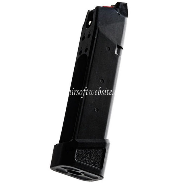 KRYTAC 24rd Co2 Magazin Geeignet für SchalldämpferCo MAXIM 9 AAP-01 G17 G18C G34 G35 G-Serie GBB Pistolen Airsoft Schwarz