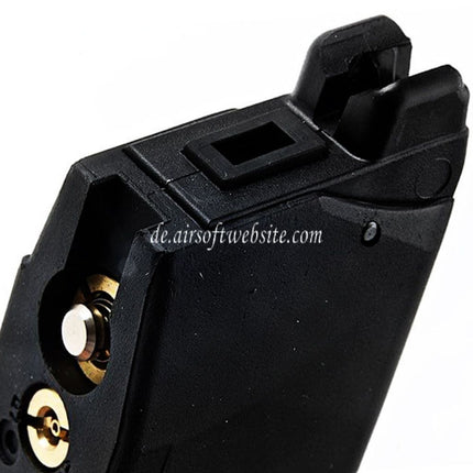 TTI Airsoft 22rd Gas Magazin Geeignet für TP22 AAP-01 G17 G18C G34 G35 G-Serie GBB Pistolen Airsoft Schwarz