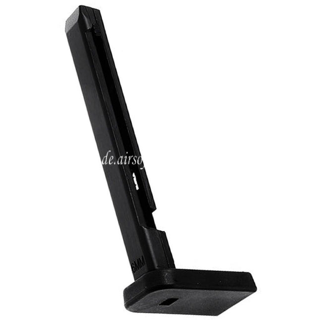 Gun Heaven 11rd Co2 Magazin Geeignet für Umarex Elite Force Gun Heaven G19 festem Schlitten Co2 Pistolen Airsoft Schwarz