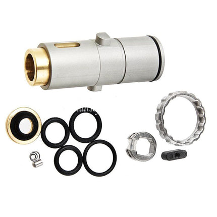 ALPHA PARTS CNC Edelstahl Verdrehsicherung Hop Up Set Geeignet für Systema PTW G&D DTW Celcius CTW M4 Gewehre Airsoft