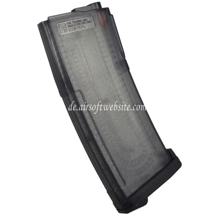 PTS 150rd TPM-AR Mid-Cap Polymer Magazin geeignet für M4 M16 Serie AEG Gewehre Airsoft Schwarz