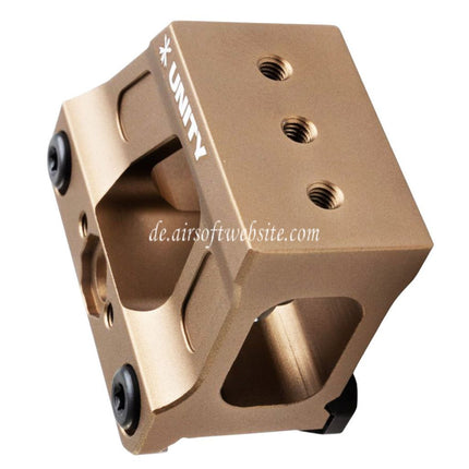 PTS Unity Tactical FAST MRDS Rotpunktvisier Montage mit Multi Optik Adapterplatte