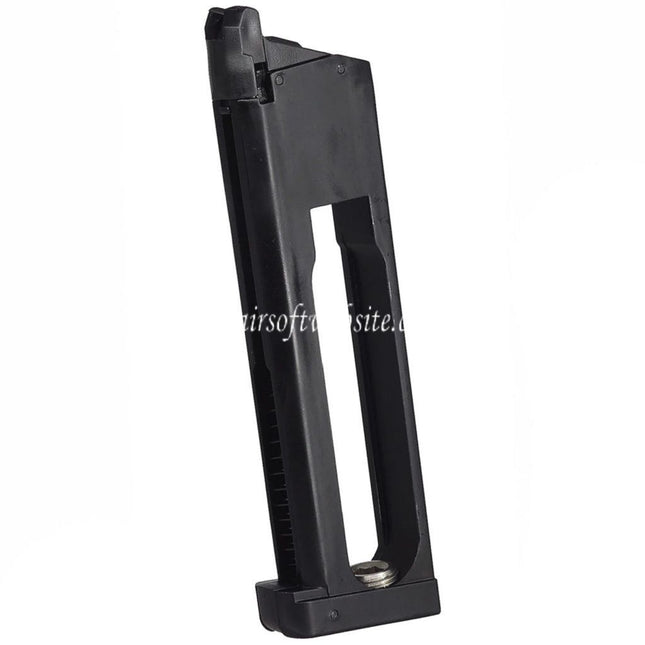ARMY ARMAMENT 26rd CO2 Magazin Geeignet für ARMY R27 R28 R29 DOUBLE BELL E&C Tokyo Marui M1911 Serie GBB Pistolen Airsoft Schwarz