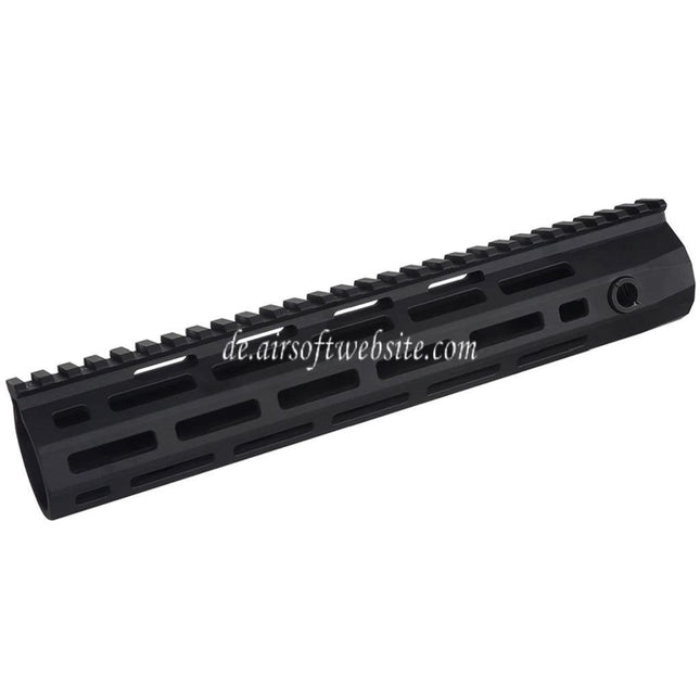 E&C 10.75 Zoll URX-4 M-Lok Handschutz Schienen System Geeignet für M4 M16 Serie AEG Gewehre Airsoft Schwarz