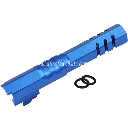 5KU 4.3 Zoll CNC Aluminum Hexagon Außenlauf +11mm CW Im Uhrzeigersinn Gewinde Geeignet für Armorer Works WE (WE-TECH) Tokyo Marui Hi-Capa 4.3 Serie GBB Pistolen Airsoft