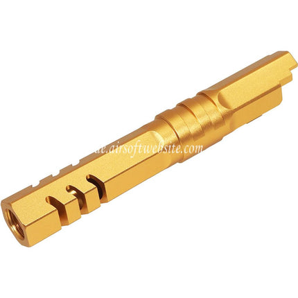 5KU 4.3 Zoll CNC Aluminum Hexagon Außenlauf +11mm CW Im Uhrzeigersinn Gewinde Geeignet für Armorer Works WE (WE-TECH) Tokyo Marui Hi-Capa 4.3 Serie GBB Pistolen Airsoft