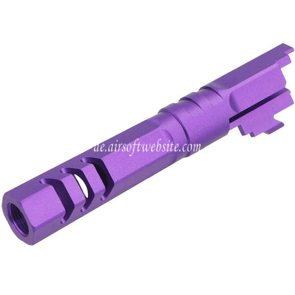 5KU 4.3 Zoll CNC Aluminum Hexagon Außenlauf +11mm CW Im Uhrzeigersinn Gewinde Geeignet für Armorer Works WE (WE-TECH) Tokyo Marui Hi-Capa 4.3 Serie GBB Pistolen Airsoft