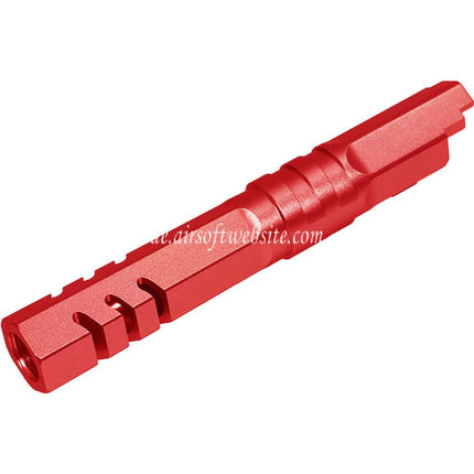 5KU 4.3 Zoll CNC Aluminum Hexagon Außenlauf +11mm CW Im Uhrzeigersinn Gewinde Geeignet für Armorer Works WE (WE-TECH) Tokyo Marui Hi-Capa 4.3 Serie GBB Pistolen Airsoft
