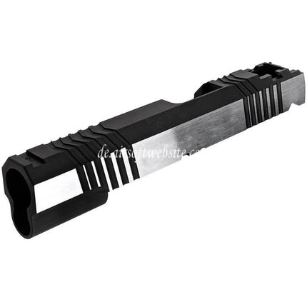 GK Tactical Aluminum SV Standard Schlitten mit Düsengehäuses Rückholfeder Stecker Geeignet für Tokyo Marui Hi-Capa 1911 Serie GBB Pistolen Airsoft