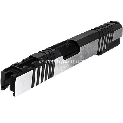GK Tactical Aluminum SV Standard Schlitten mit Düsengehäuses Rückholfeder Stecker Geeignet für Tokyo Marui Hi-Capa 1911 Serie GBB Pistolen Airsoft