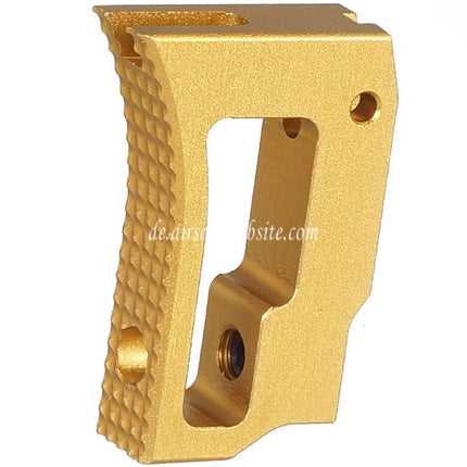 5KU Aluminum Obere Gebogen Verstellbarer Abzug Geeignet für Tokyo Marui Hi-Capa 1911 Serie GBB Pistolen Airsoft
