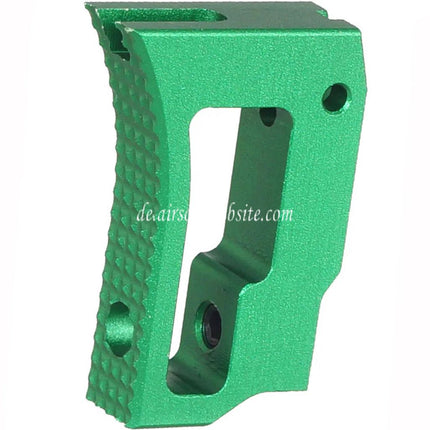 5KU Aluminum Obere Gebogen Verstellbarer Abzug Geeignet für Tokyo Marui Hi-Capa 1911 Serie GBB Pistolen Airsoft