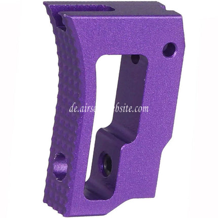 5KU Aluminum Obere Gebogen Verstellbarer Abzug Geeignet für Tokyo Marui Hi-Capa 1911 Serie GBB Pistolen Airsoft
