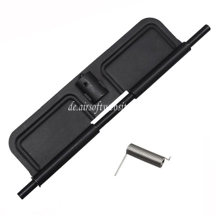 Guns Modify GM CNC Edelstahl Empfänger Staubkappe AR Standard Version Geeignet für Tokyo Marui MWS M4 Serie GBB Gewehre Airsoft Schwarz