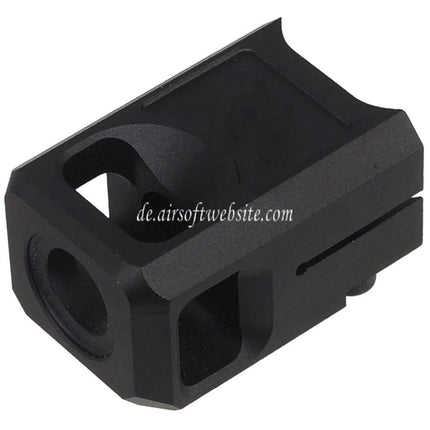5KU CNC Aluminium Kompensator V2 -14mm CCW Gewinde gegen den Uhrzeigersinn Geeignet für G17 G19 Gen5 Serie GBB Pistolen Airsoft