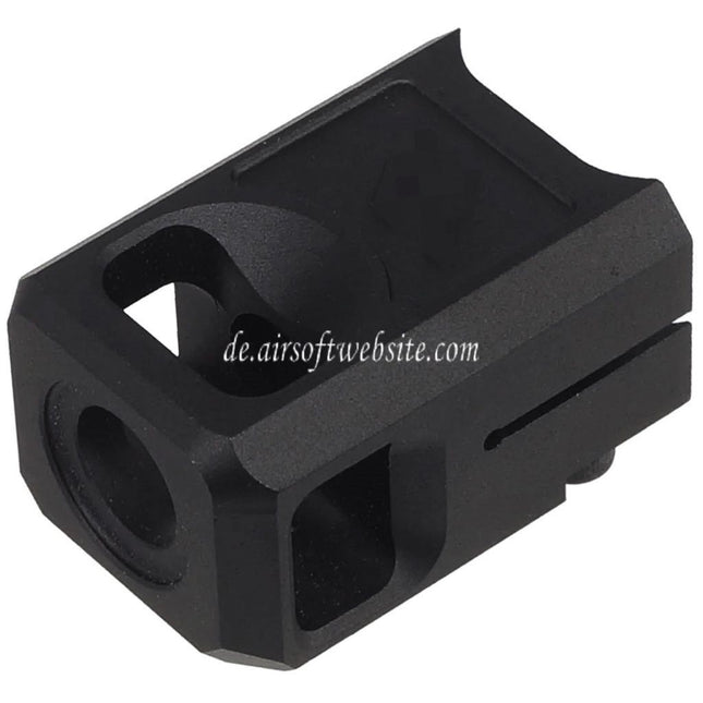5KU CNC Aluminium Kompensator V2 -14mm CCW Gewinde gegen den Uhrzeigersinn Geeignet für G17 G19 Gen5 Serie GBB Pistolen Airsoft